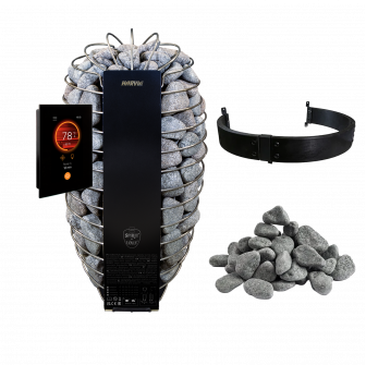 Электрические нагреватели для сауны - HARVIA Spirit SP90FC 9.0 кВт, комплект Fenix WiFi.