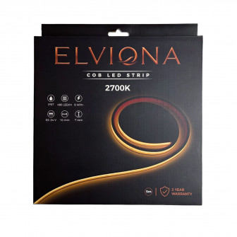 LED лента для сауны Elviona COB , 2700 K, 5 m