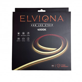 LED лента для сауны Elviona COB , 4000 K, 5 m