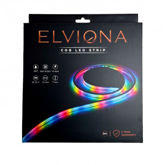 LED лента для сауны Elviona COB , RGB , 5 m
