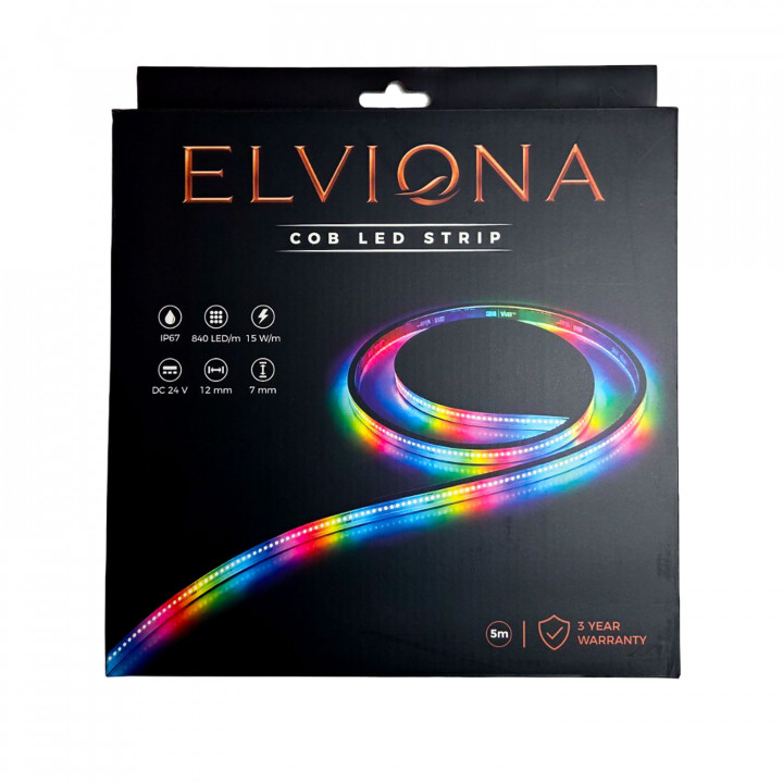 LED лента для сауны Elviona COB , RGB , 5 m