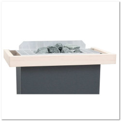 Защитные перила для обогревателей EOS Bi-O Gracil черного цвета с монтажными кронштейнами  Защитные перила для обогревателей EOS Bi-O Gracil черного цвета с монтажными кронштейнами