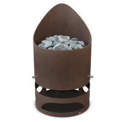 Электрическая каменка для сауны - EOS Zeus HD, коричневый 