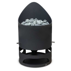 Электрическая каменка для сауны - Eos Zeus HD, черная 