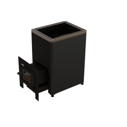 Дровяная банная печь - VILPRA ETNA-22-LV с внешней топкой 