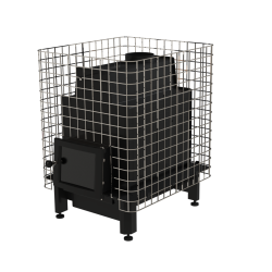 Дровяная банная печь - VILPRA ETNA-22-N-V с внутренней топкой 