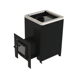 Дровяная банная печь - VILPRA FORNAX-14-LV с внешней топкой 