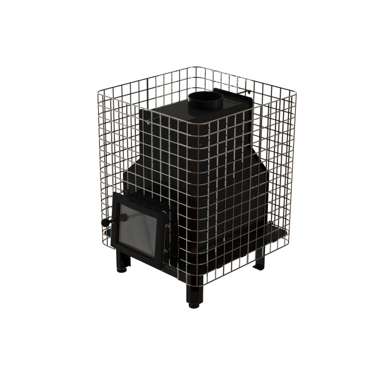 Дровяная банная печь - VILPRA FORNAX-14-NV с внутренней топкой