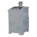 Дровяная банная печь - Gefest GFS ZK 45 (P) Президент 1160/60 талькохлорит - 1