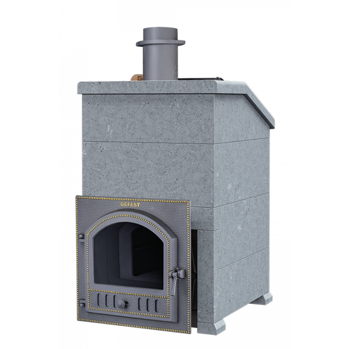 Дровяная банная печь - Gefest GFS ZK 30 (P) Президент 1020/60 талькохлорит