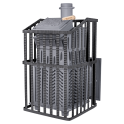 Дровяная банная печь - Гефест Гром Ураган 30 (П2) - 1