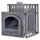 Дровяная банная печь GEFEST - GFS ZK 25 (P) в решетке