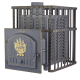 Дровяная банная печь - Gefest GFS ZK 40 в решетке
