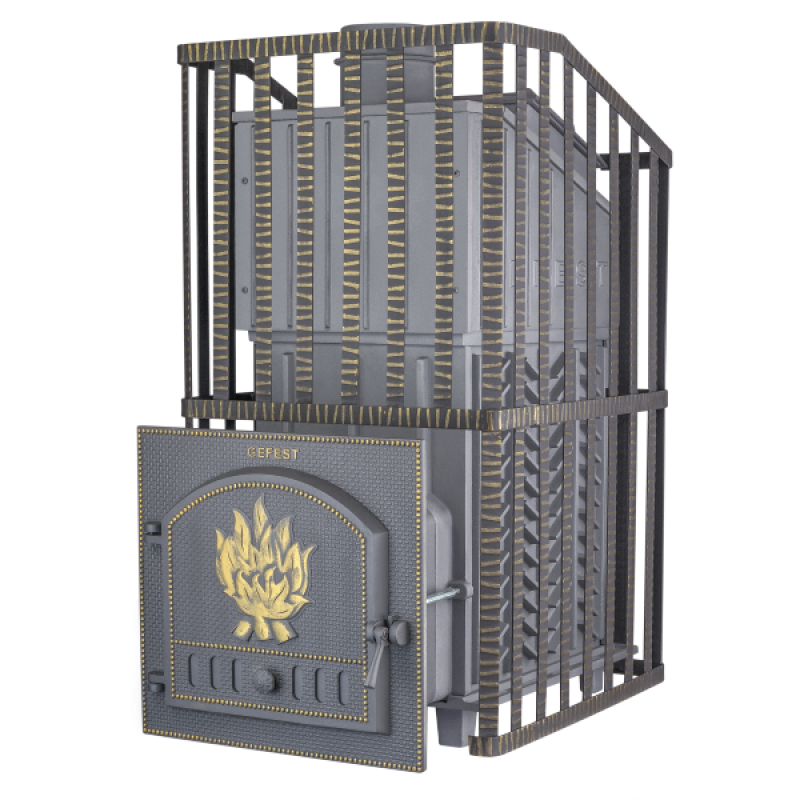 Дровяная банная печь - Gefest GFS ZK Uragan 40 в сетке