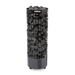 Электрическая каменка для сауны - HARVIA Cilindro Black Steel PC90E 9 кВт