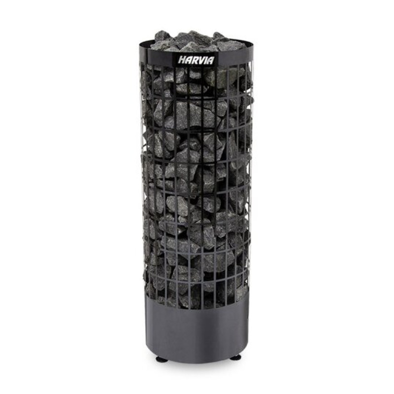 Электрическая каменка для сауны - HARVIA Cilindro Black Steel PC70E 6,8 кВт