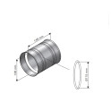 Адаптер для дымохода HARVIA, WZ011115 - 2
