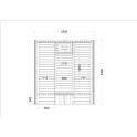 Дом-сауна - HARVIA Kaski 240-PC - 2