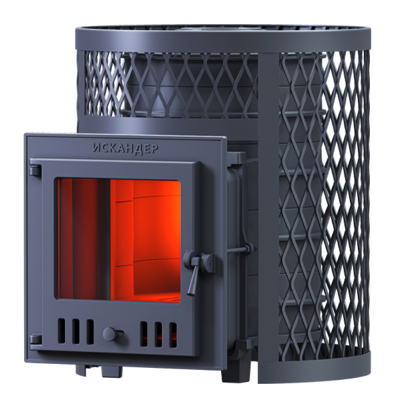 Банная печь на дровах ГЕФЕСТ - Искандер 25 (М) Гриль