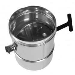 Заслонка дымохода с ручкой, 0,5 мм  Заслонка дымохода с ручкой, 0,5 мм