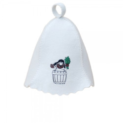 Банная шапка-бочка  Банная шапка-бочка