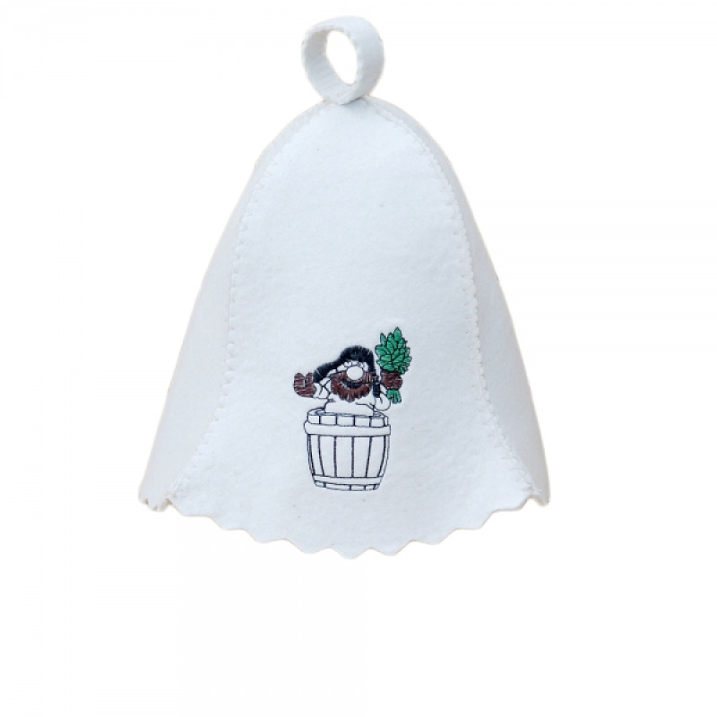 Банная шапка-бочка