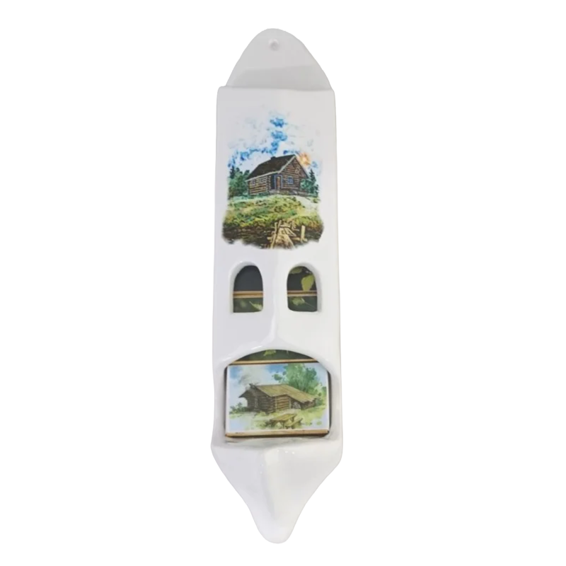 Керамический держатель спичечных коробков с 5 спичечными коробками