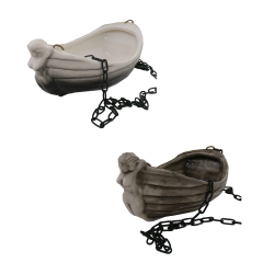 Керамический контейнер для ароматов - кораблик с девушкой 