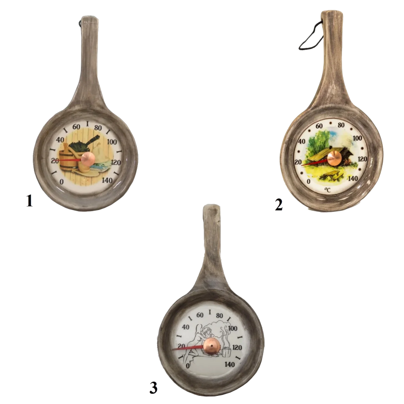 Керамический термометр для сауны - кастрюля