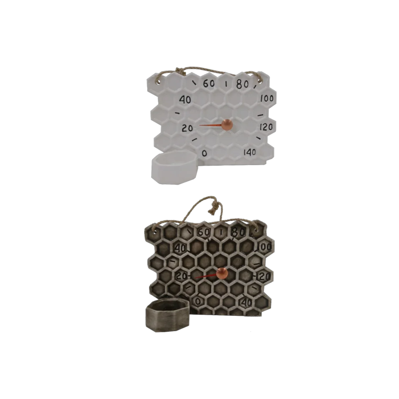 Керамический термометр для сауны - соты