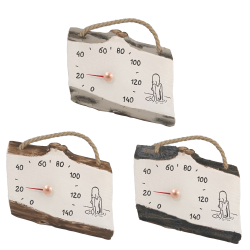 Керамический термометр для сауны - девушка в воде 