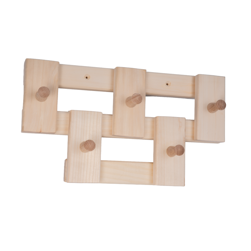 Вешалка из липы с 5 крючками