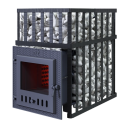 Дровяная банная печь GEFEST - GFS ZK 30 (M) в решетке - 1