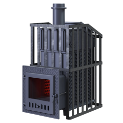 Дровяная банная печь GEFEST - GFS ZK Uragan 25 (M) в решетке  Дровяная банная печь GEFEST - GFS ZK Uragan 25 (M) в решетке