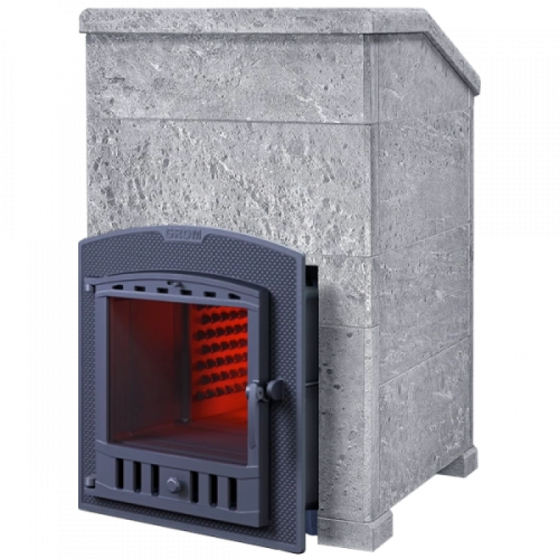 Печь для сауны на дровах - Комплект GEFEST GROM 30 (P2) President 1020/60 ТАЛЬКОМАГНЕЗИТ