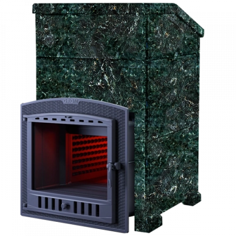 Дровяная банная печь - Гефест Гром 50 (П2) Президентас 1200/50