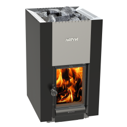 Дровяная печь для сауны - HARVIA 22 GreenFlame black  Дровяная печь для сауны - HARVIA 22 GreenFlame black