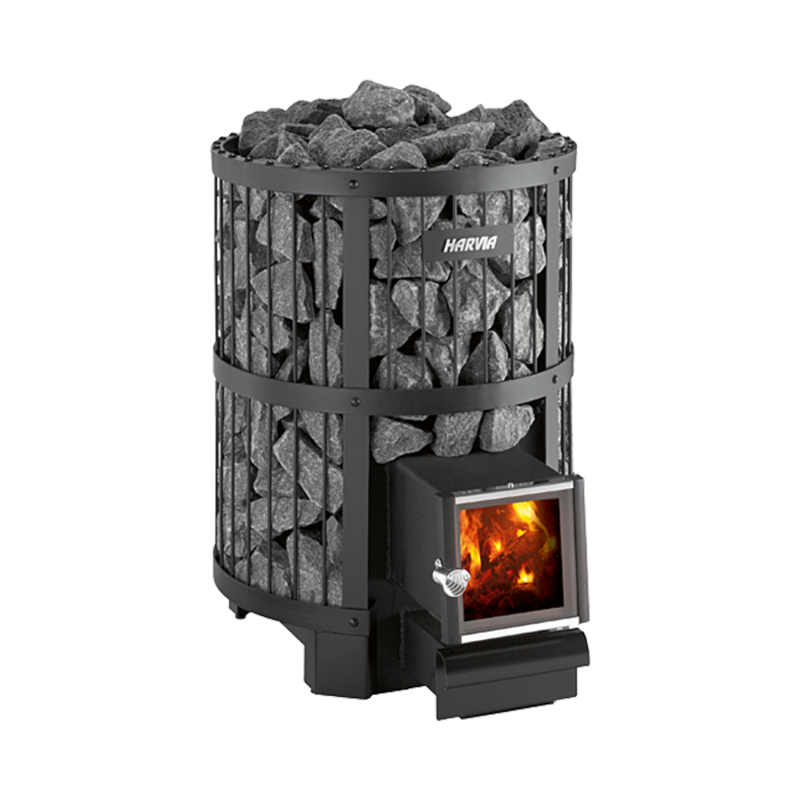 Дровяная печь для сауны - HARVIA Legend 240 SL BimSchV2, черная