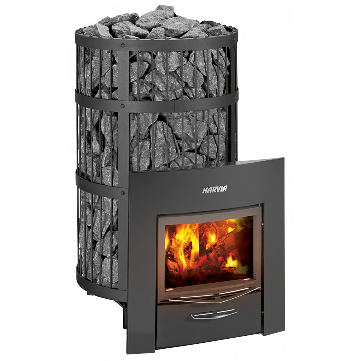 Дровяная печь для сауны - HARVIA Legend 300 Duo, черная