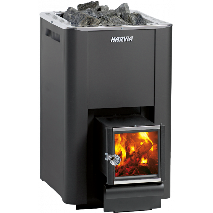 Дровяная печь для сауны - Harvia Pro 20 SL BimSchV2 черная