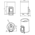 Дровяная банная печь - STOVEMAN 13R - 2