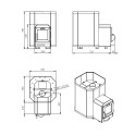 Дровяная банная печь - STOVEMAN 16-LS - 2