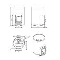 Дровяная банная печь - STOVEMAN 20R - 2