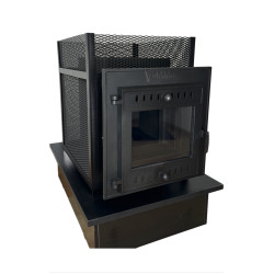 Дровяная печь для сауны - SUMMIT Mont Blanc открыта  Дровяная печь для сауны - SUMMIT Mont Blanc открыта