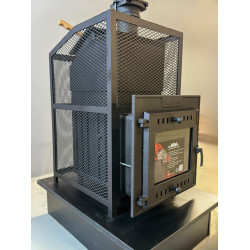 Дровяная банная печь - SUMMIT Mont Blanc с классической сеткой  Дровяная банная печь - SUMMIT Mont Blanc с классической сеткой