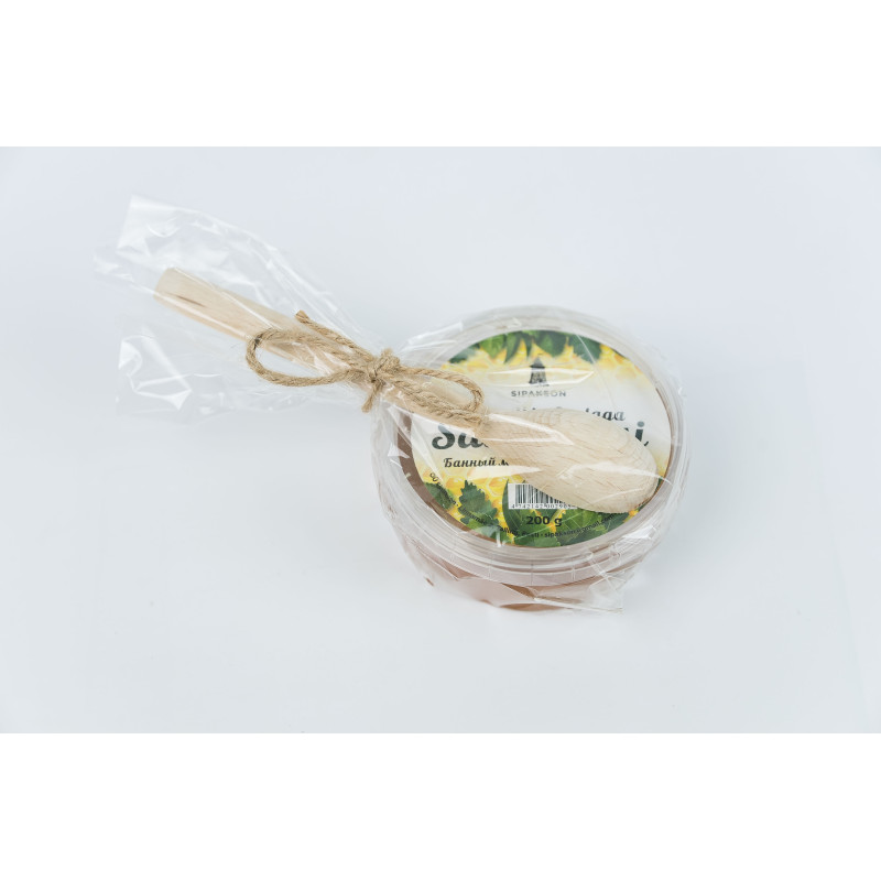 Мед для ванн с экстрактом мяты перечной и солью, 200г