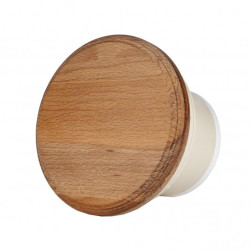 Вентилятор для сауны MM-S с обратным клапаном и отделкой из круглого дерева d/100 мм 