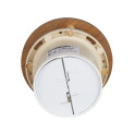 Вентилятор для сауны MM-S с обратным клапаном и отделкой из круглого дерева d/100 мм - 1