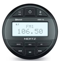 Музыкальный центр HMR 10D, без динамиков, водонепроницаемый, черный 