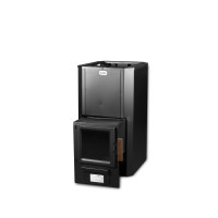 Дровяная печь для сауны - SKAMET P-220, стеклянные двери.